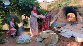 ​ريحة زمان ودفء العائلة.. خبز فران العود بطريقةتقليدية 100% غايرجعكم للطفولةالنتيجة نساتني كلشي