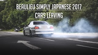 Beaulieu Simply Japanese 2017 | Japanese Cars Leaving A Car Show