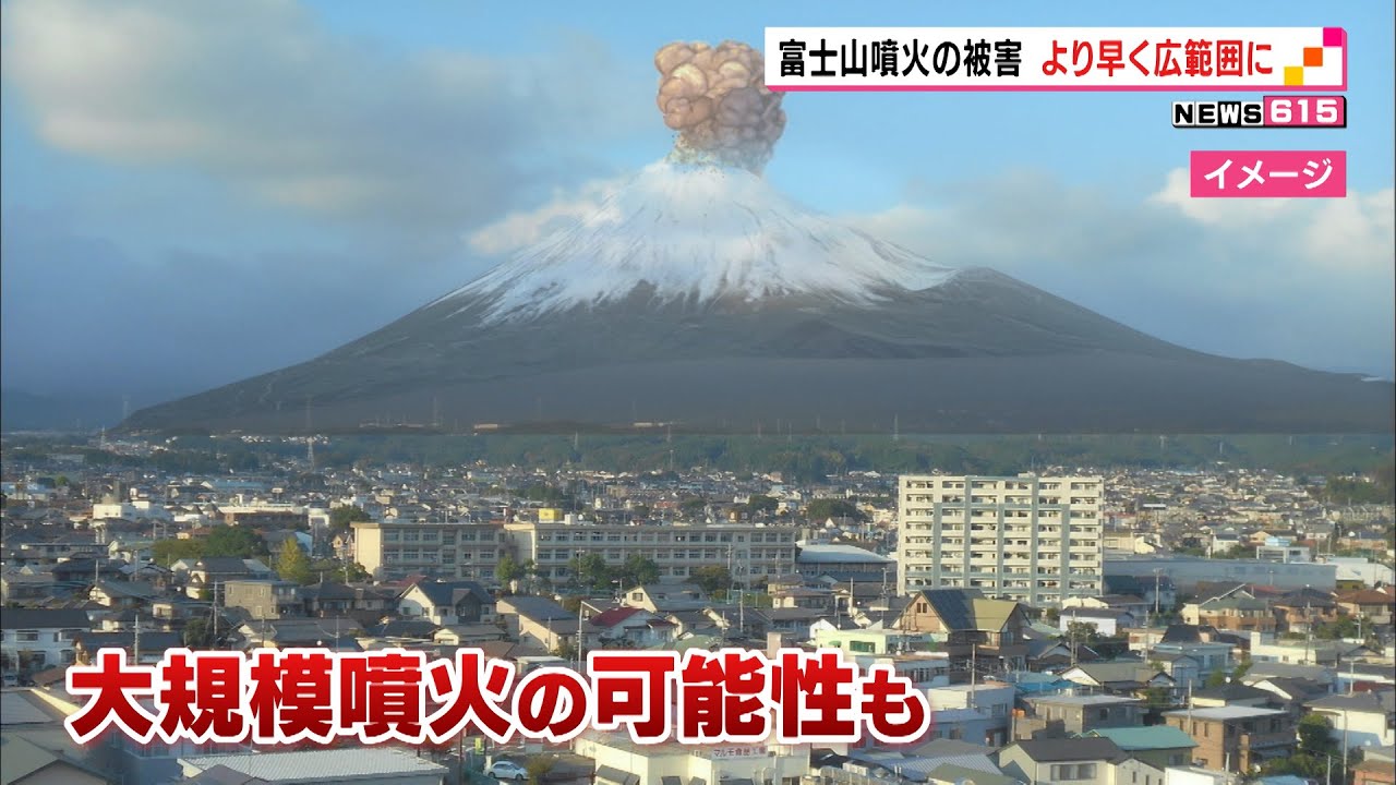 富士山の災害予測図改定 噴火の被害 より早く広範囲の恐れ 静岡県 Youtube