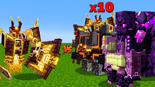 Ignis vs 10x Cataclysm Mobs in Minecraft!