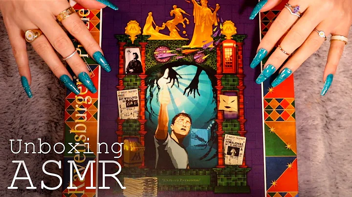 ASMR Cozy Jigsaw Puzzle Haul (🎧 soft spoken, tracing, light tapping, scratching)