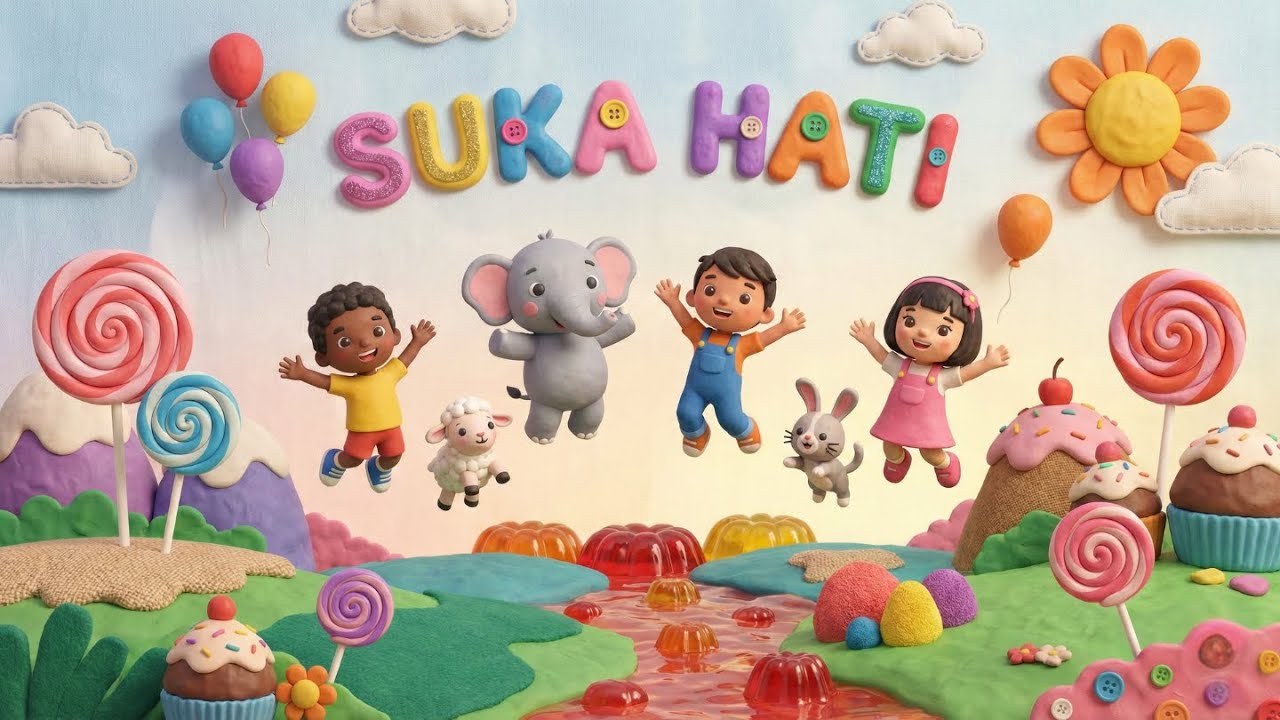 Kalau Kau Suka Hati Tepuk Tangan 👏 Lagu Anak Indonesia Terpopuler | Animasi Ceria