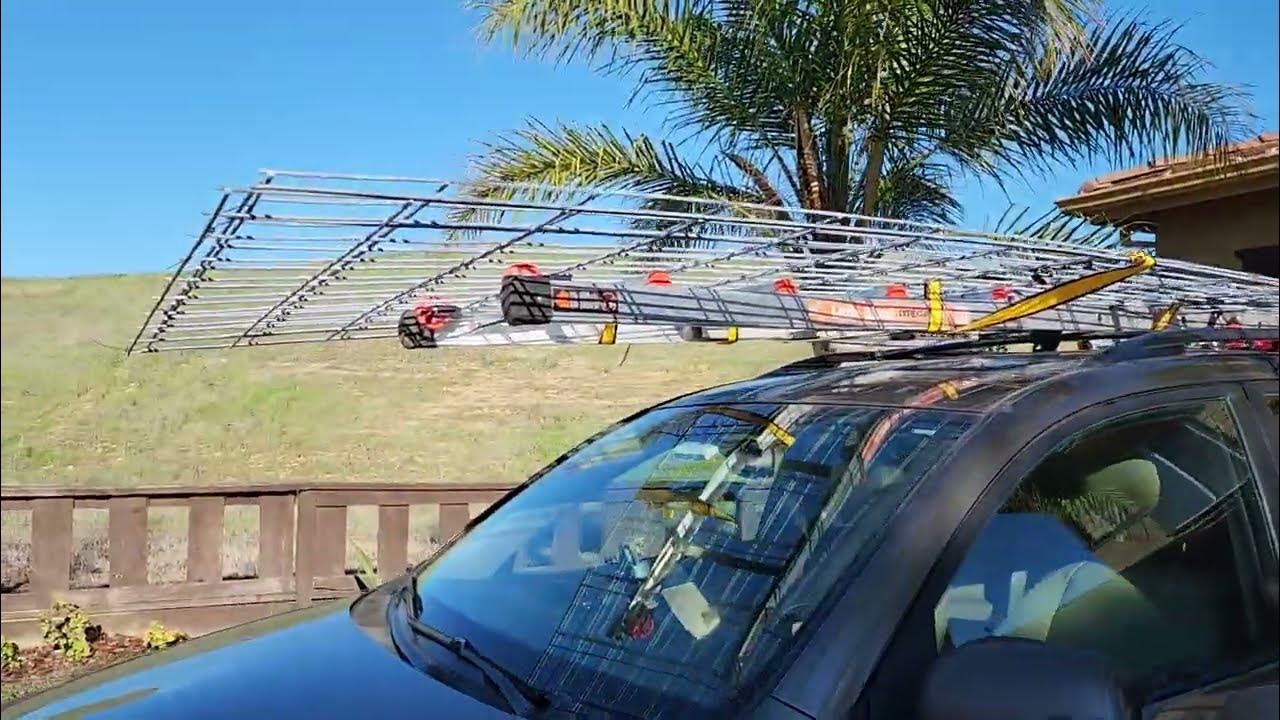 How to transport 16ft cattle panels on RAV4 SUV YouTube