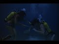 Female scuba diver ambushes male diver 1960s
