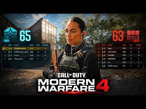 MODERN WARFARE 4 is NOT for the WEAK! [4 VS 6] [4K]