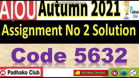 ⏩ AIOU Code 5632 Solved Assignment No.2 Autumn 2021 || Level: MSC Mass Communication