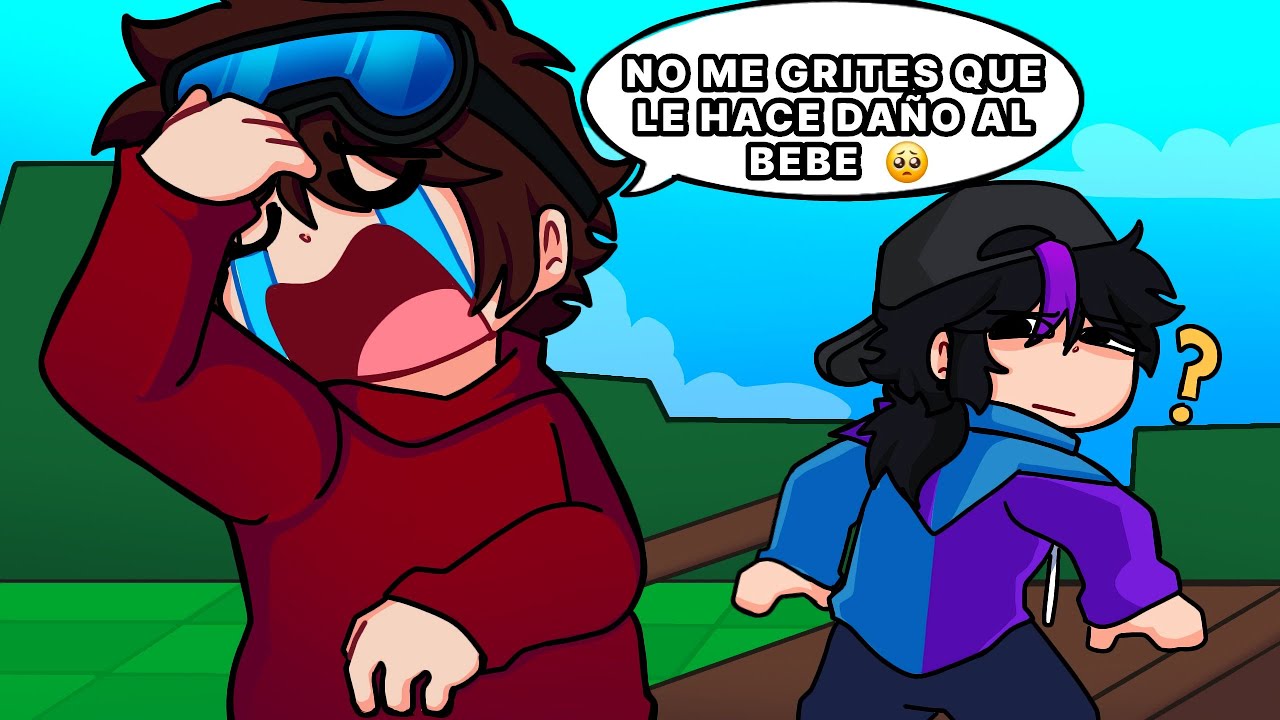 JUGUE EL OBBY GORDO Y FLACO DE ROBLOX CON NABI 😂