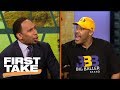 LaVar Ball and Stephen A. argue over BBB pricing and LeBron joining Lakers | First Take | ESPN