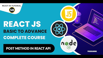 React Tutorial In Hindi #58: React Fetch API Post Method | React JS Tutorial For Beginners