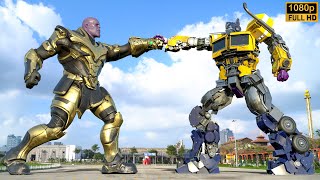 Transformers x Avengers  Optimus Prime vs Thanos Final Fight | Paramount Pictures [HD]