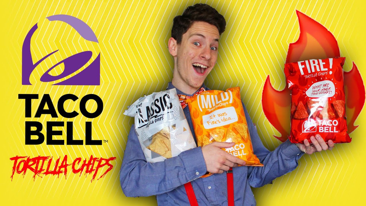 Taco Bell (Sauce Packet) Tortilla Chip Review Bowtie is cool YouTube