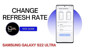 How To Change Refresh Rate on Samsung Galaxy S22 Ultra – Easy Step-by-Step Guide!
