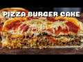 Pizza cheeseburger cake  das beste aus drei welten vom grill  richtig lecker  bbq 0815bbq