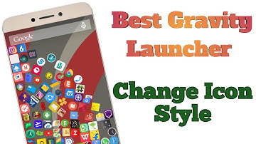 2017 Best 3D Gravity Launcher App Change Your Android Icon Style Hindi !