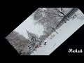 la neige❄️première  neige à Montréal  2022-2023