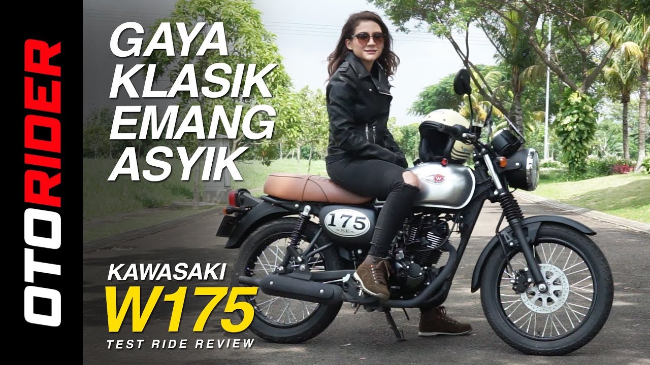 Kawasaki W175 2022 Test Ride Indonesia OtoRider YouTube