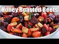 Honey roasted beets carrots and parsnips  sheet pan side dish