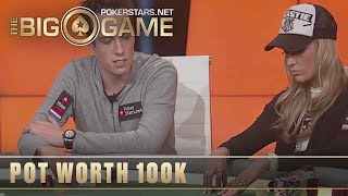 The Big Game S1 W5, E4 Vs Vanessa Rousso Huge Pot Pokerstars