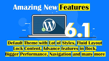 WordPress 6.1 Features in 5 mins - this changes EVERYTHING - WP 6.1 Releasing Date - 1 November 2022