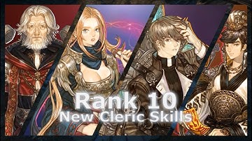 [Tree of Savior] Cleric Rank 10 New Skills!