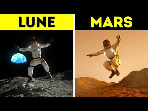 Vidéo: Lequel a la plus grande attraction gravitationnelle Terre Mars ou la Lune ?