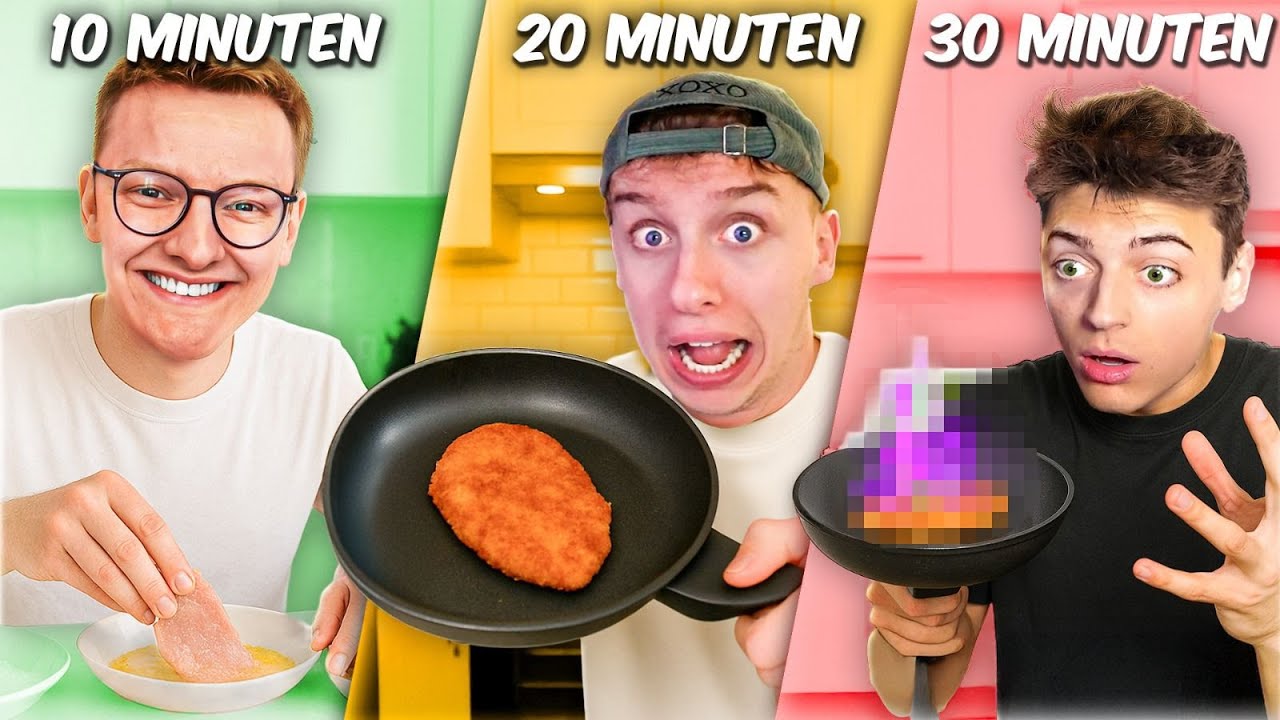 ALLE 10 MINUTEN WECHSELN WIR DEN KOCH
