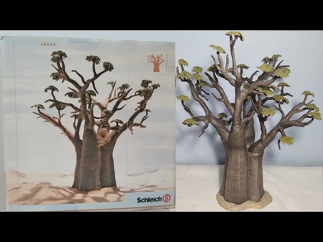 Schleich Baobab Tree Figure (30655) Unboxing and Review