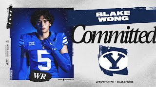LIVE: 4-star WR Blake Wong Set to Announce College Commitment | No. 3 WR in California