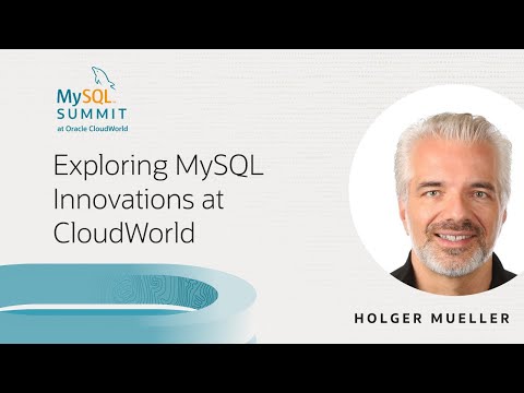 Oracle Electronics TV Commercial Holger Mueller on trying out MySQL innovations at CloudWorld