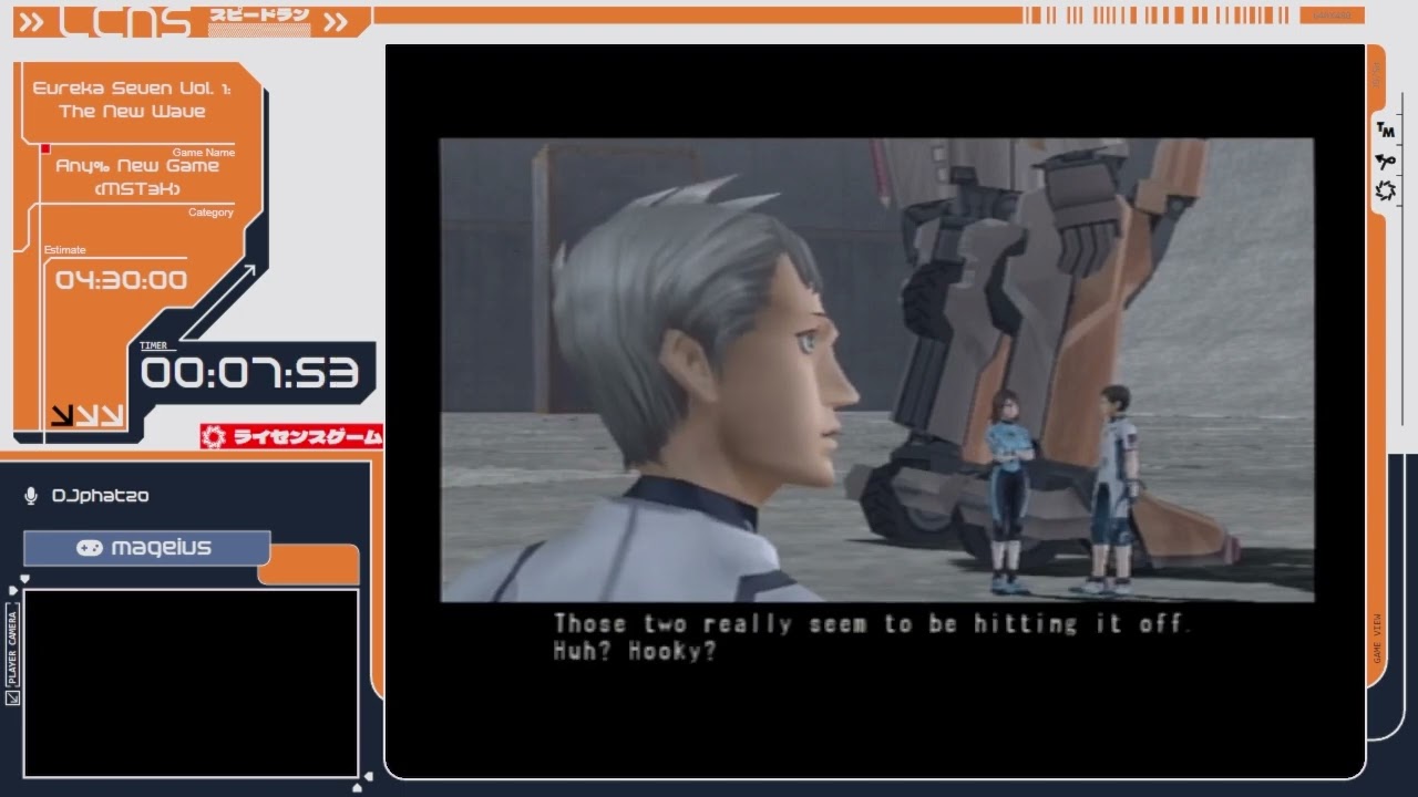 Eureka Seven: Vol. - The New Wave (Any% New Game) MST3K-style by Mageius - Licenseathon 2023