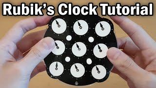 How To Solve The Rubik's Clock | Easy Beginner Tutorial
