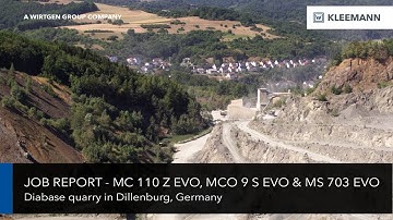 KLEEMANN MC 110 Z EVO, MCO 9 S EVO & MS 703 EVO crushing diabase