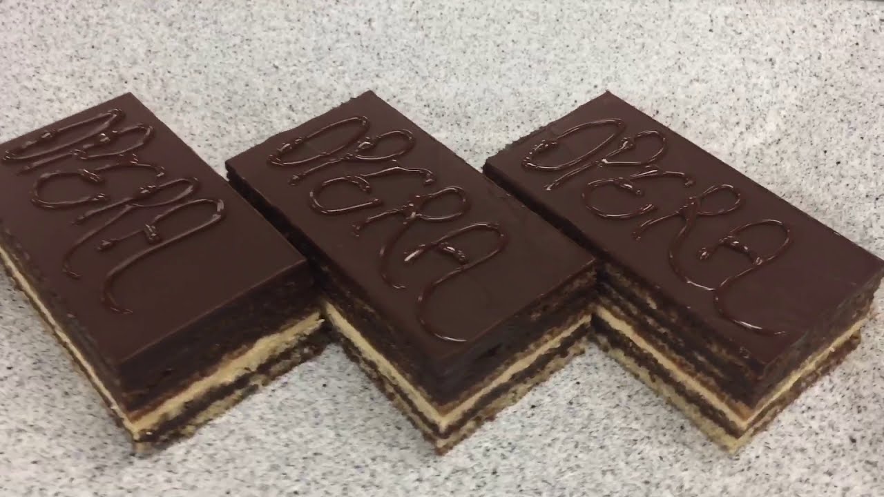 How to make French opera easy way with jaconde sponge