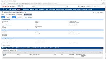 NetSuite - Procure to Pay - Part 4 - Create and Apply Bill Credit