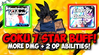 Goku UI 7 Star's NEW BUFF, 2 OP ABILITIES Made Him OP FINALLY! | ASTD Showcase