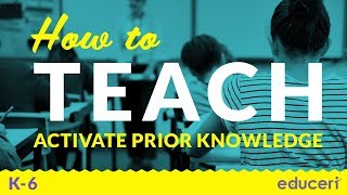 How to teach Activate Prior Knowledge for 2nd grade Central Message.