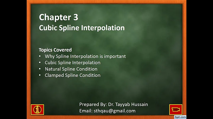 Cubic Spline Interpolation