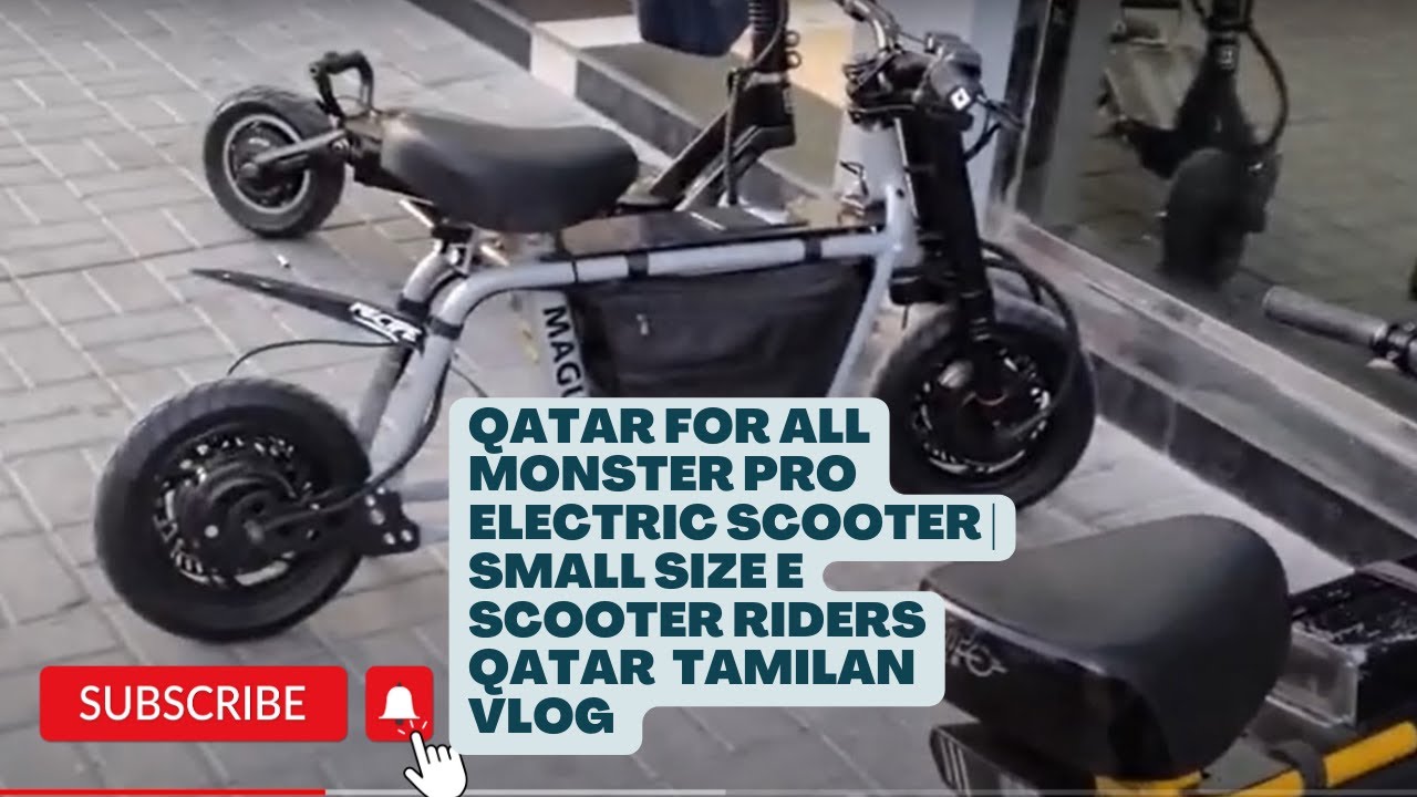 Qatar For All Monster Pro Electric Scooter Small Size E Scooter