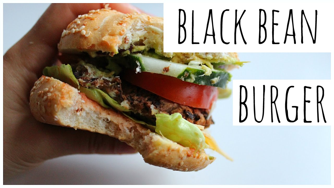 BLACK BEAN BURGER RECIPE (vegan, quick, easy, cheap) - YouTube