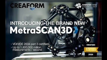 Introducing the MetraSCAN BLACK 3D Scanner and Portable CMM from Creaform