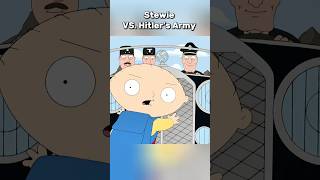 Stewie Vs. Hitler's Army ☄️ #familyguy #shorts