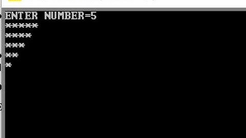 Assembly language bangla Tutorial Emu8086-Triangle(Reverse)  star shape