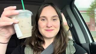 NEW Starbucks Iced Lavender Oatmilk Latte Taste Test for Spring 2024