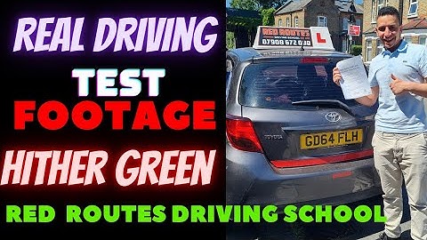 Hither Green Driving test routes|Real Practical driving Test Learner pass his test first attempt