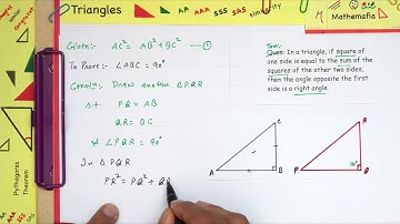 Converse of Pythagoras Theorem 6.9 | Class 10 | Chapter 6 |  Triangles | NCERT Maths | CBSE