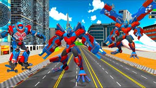 Police Tank Robot Car  _ Flying Jet robot Transformation _ Trò Chơi Siêu Ô tô Robot Biến Hình Bay screenshot 5