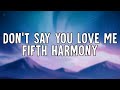 Fifth Harmony - Don