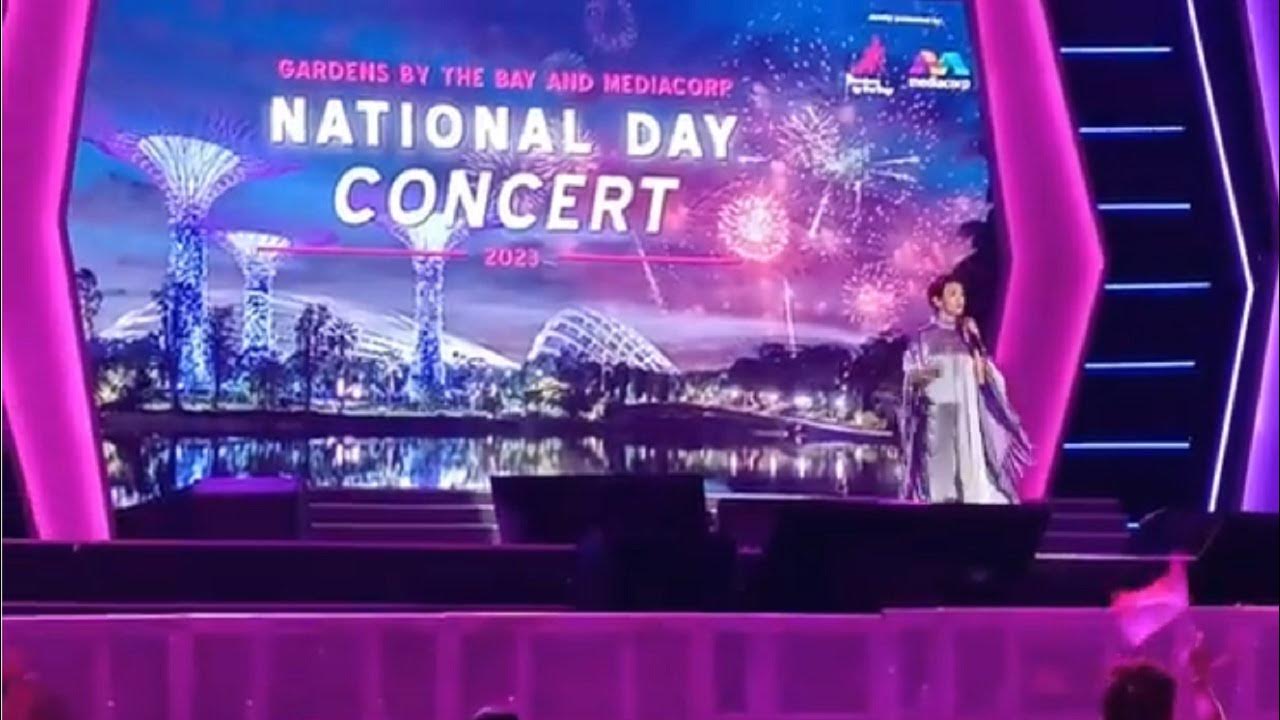 Kit Chan Singing "Home" National Day Song For Gardens By The Bay Mediacorp National Day Concert