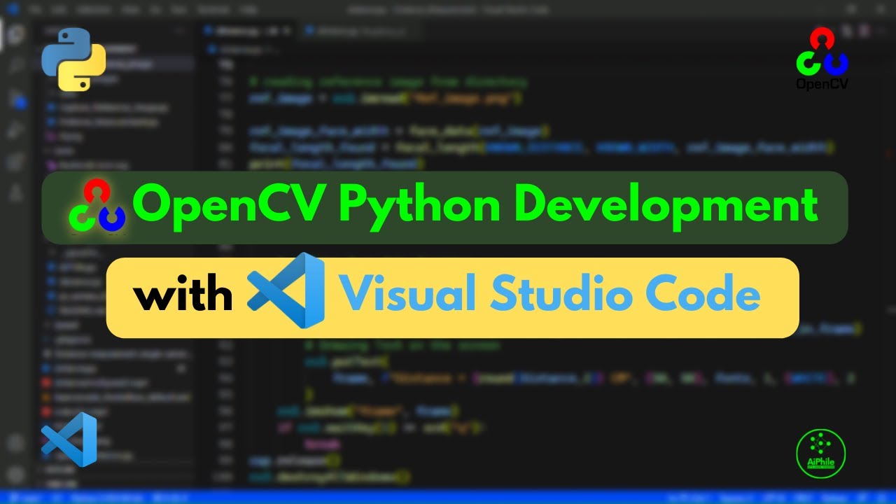 Set Visual Studio code for OpenCV python 