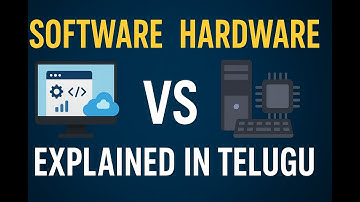 Software vs Hardware Explained in Telugu | Computer Basics | SCCL & APPSC CPT Prep